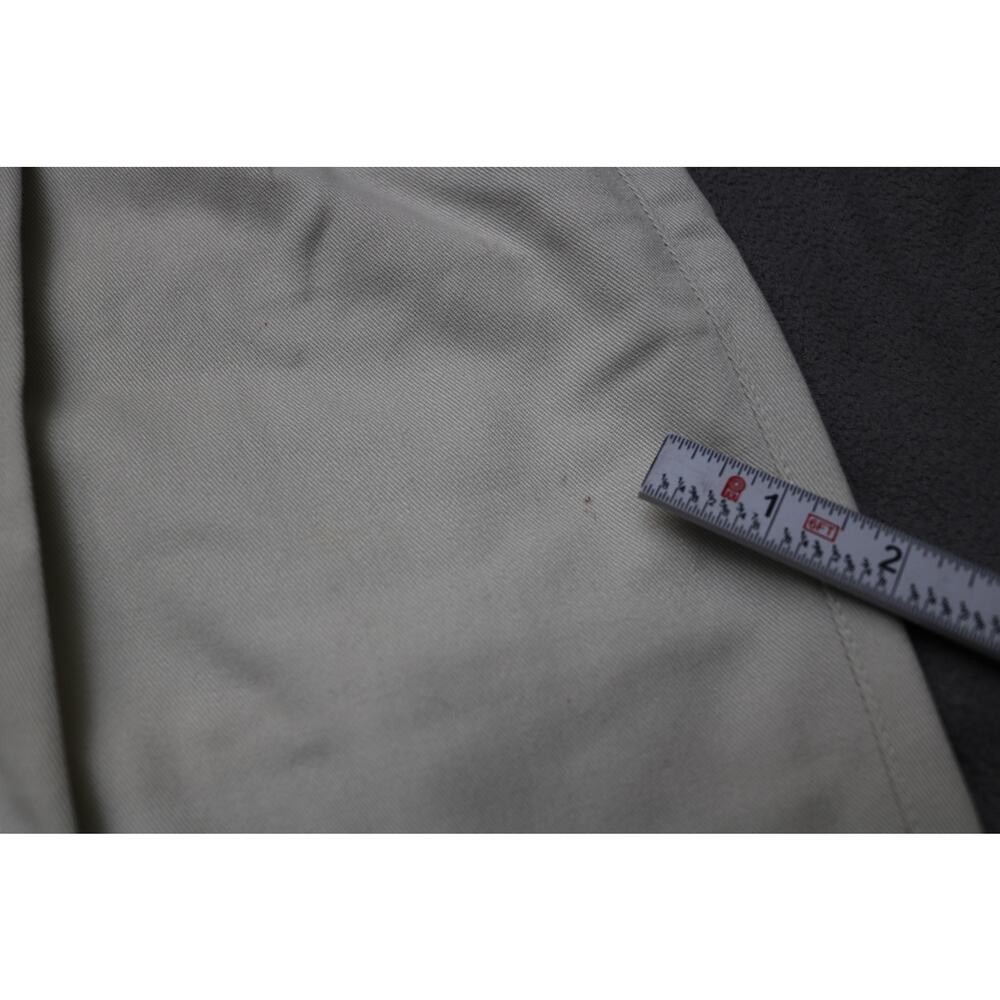 DOCKERS Pleated Khakis Men 32x30 Beige 100 Cotton Classic No Wrinkle Made In USA - Picture 6 of 15
